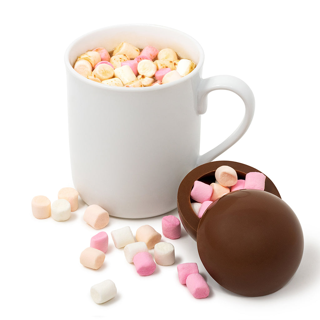 Choc'bom & mini-marshmallows - chocolat noir et mini gimauves à